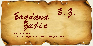 Bogdana Žujić vizit kartica
